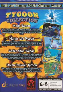 Tycoon Collection 4X PC Games Moon Marine Coffee New 047875351752