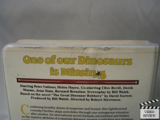 One of our Dinosaurs is Missing VHS Peter Ustinov