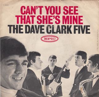 The Dave Clark Five Radio Station Copy RARE Original USA PS 45rpm 1964