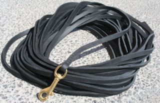  general interest dean tyler leather dog collar stitched track