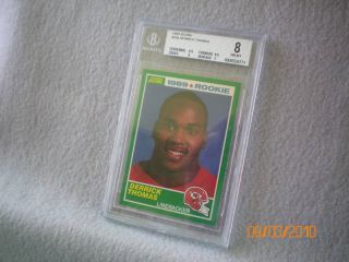 Derrick Thomas 1989 Score R C Graded Card 258 NM MT 8