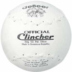 deBeer F16 Official Clincher Softball 16 One Dozen