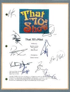 that 70 s show pilot script signed by 10x rprnt