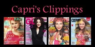 Welcome to Capris Clippings. Your #1 stop for clippings, pinups and
