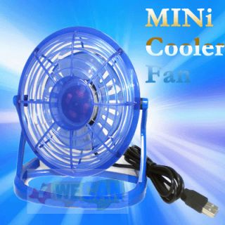 Portable USB Mini Desk Fan Cooler for Laptop PC Quiet