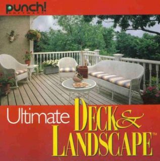 Punch Ultimate Deck & Landscape PC CD exterior home design landscaping