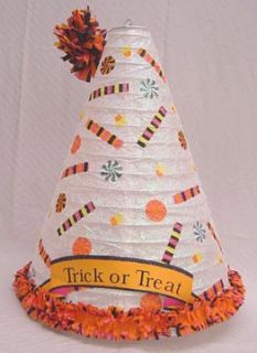 Halloween Candy Treats Party Hat Light Up Decoration