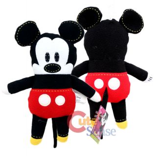 Disney Pook A Looz Mickey Minnie Mouse Plush Doll Toy Set 2pc 12