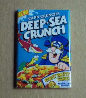 Deep Sea Capn Crunch FRIDGE MAGNET cereal box captain breakfast