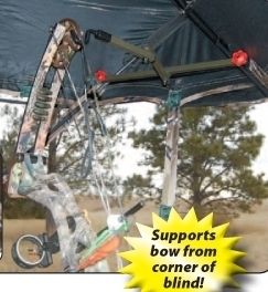  Ground Blind Folding Bow Hanger Holder Deer Turkey Hunting GBFH