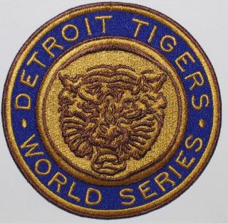 Detroit Tigers 1968 World Series Champions MLB Baseball Jersey Patch
