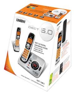 Uniden 1580 2 2X Handsets Cordles Phone DECT 6 0 New