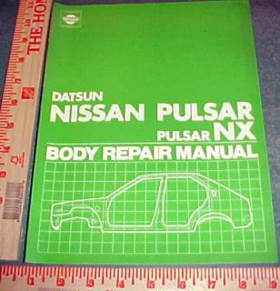 1982 Nissan Pulsar NX Coupe Sedan Body Repair Manual