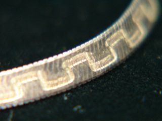 925 Sterling Silver Herringbone Bracelet Beautiful Rich Thick Free