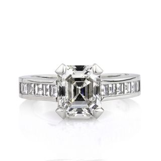 66ct Emerald Cut Diamond Engagement Ring Anniversary Ring