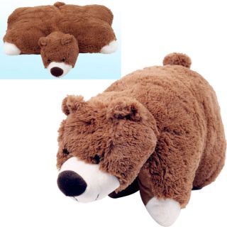 Large Size Cuddlee Pet Pillow Brown Bear Stuffed Animal Toy Cuddly