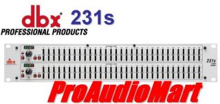 DBX 231s Dual Channel 31 Band Graphic Equalizer Factory B Stock DBX231
