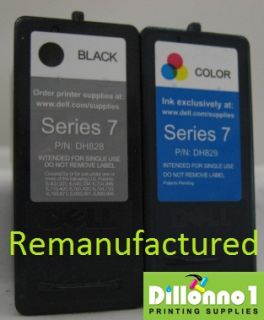 Pack Dell Black CH883 DH828 Color CH884 DH929 Ink for 966 968 968w