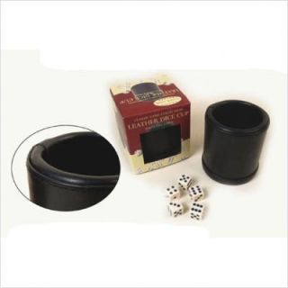 NEW Classic Game Collection Leather Dice Cup