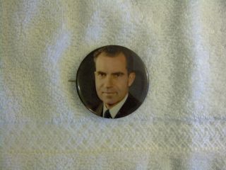 1960 Richard Nixon Metal Picture Button