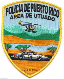 Policia de Puerto Rico Area de Utuado Shoulder Police Patch Fire