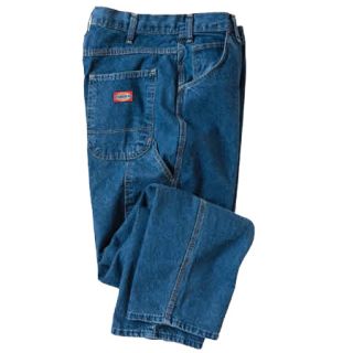 Dickies Mens Relaxed Fit Stonewashed Carpenter Jeans Pants w Tool
