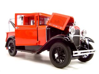  MODEL A TOW TRUCK RED 118 DIECAST CAR MODEL BY SIGNATURE MODELS 18116