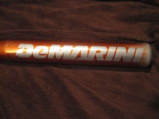 2007 DeMarini 375 Orange Softball Bat RZM7 34 28