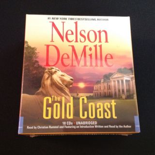 sealed THE GOLD COAST Nelson DeMille 18 CD unabridged AUDIOBOOK