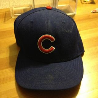 Ryan Dempster Game Used Chicago Cubs Hat Steiner Sports Authentic