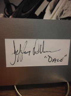 Jeffrey Demunn Autograph Walking Dead Display Signed Signature COA