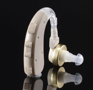 Digital BTE Hearing Aids Aid 4channels Sound Amplifier For L R Ears