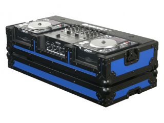  New Heavy Duty Blue Denon DJ Console Flight Case