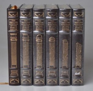  press gibbon roman empire 6 volume set shrink wrap decline and fall