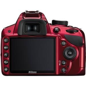 Nikon D3200 Digital SLR Camera 18 55mm G VR Zoom Lens 24 2 MP Red New