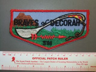 Boy Scout OA 381 Braves of Decorah First Flap 3352X