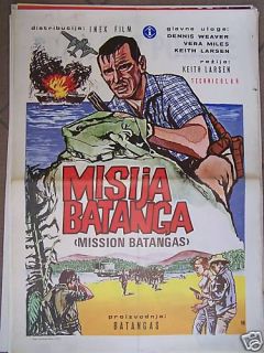 Mission Batangas Dennis Weaver Vera Miles Yu Poster 68
