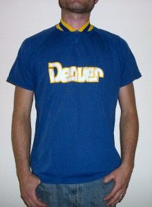 Vintage Denver Nuggets Shooting Shirt Jersey NBA 80s