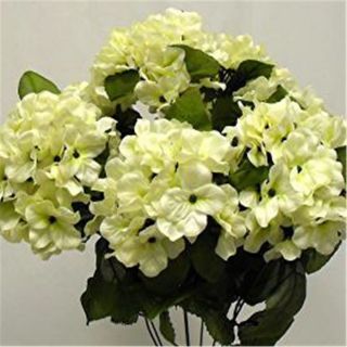  Hydrangea Bush Silk Flowers Artificial Wedding Arrangements