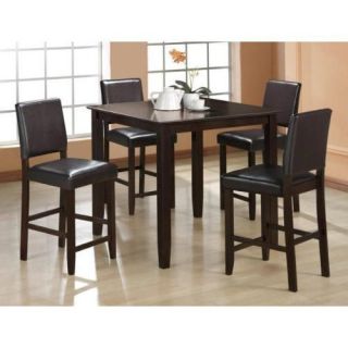 Pc Derick Counter Height Table and 4 Stools Set