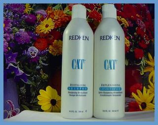 Redken Cat Revitalizing Shampoo Replenishing Conditioner Restore Dull
