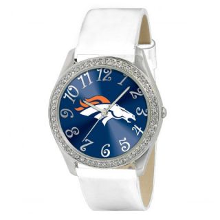 Denver Broncos NFL Football Wrist Watch Wristwatch Women Crystal Stone