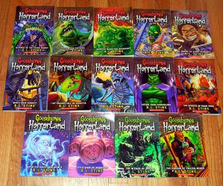  HORRORLAND Children SCARY Books Level 3 R.L. STINE Popular Series