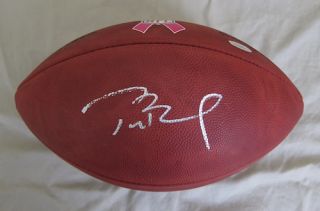 TOM BRADY Signed Authentic Breast Cancer Awareness Football   TriStar