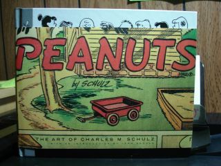 PEANUTS The Art of Charles Schulz HC DJ 2001 signed stamped AS NEW