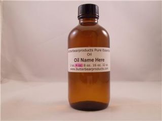 oz Tea Tree Essential Oil 100% PURE Uncut Amber Glass Bottle Tape