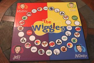 2002 Wiggles Activity Game GAME BOARD Replacement Part Piece