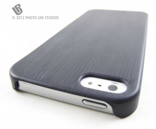 Gray Wood Design Hard Shell Case Cover for Apple iPhone 5 Phone