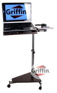 Laptop Computer PC Rolling Table Stand AV Cart Portable Mobile w