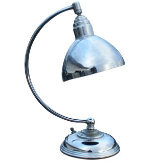 1930 Art Deco Machine Age Lamp Christian Dell Style